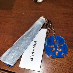 Brahmin Sapphire Sandollar tassel